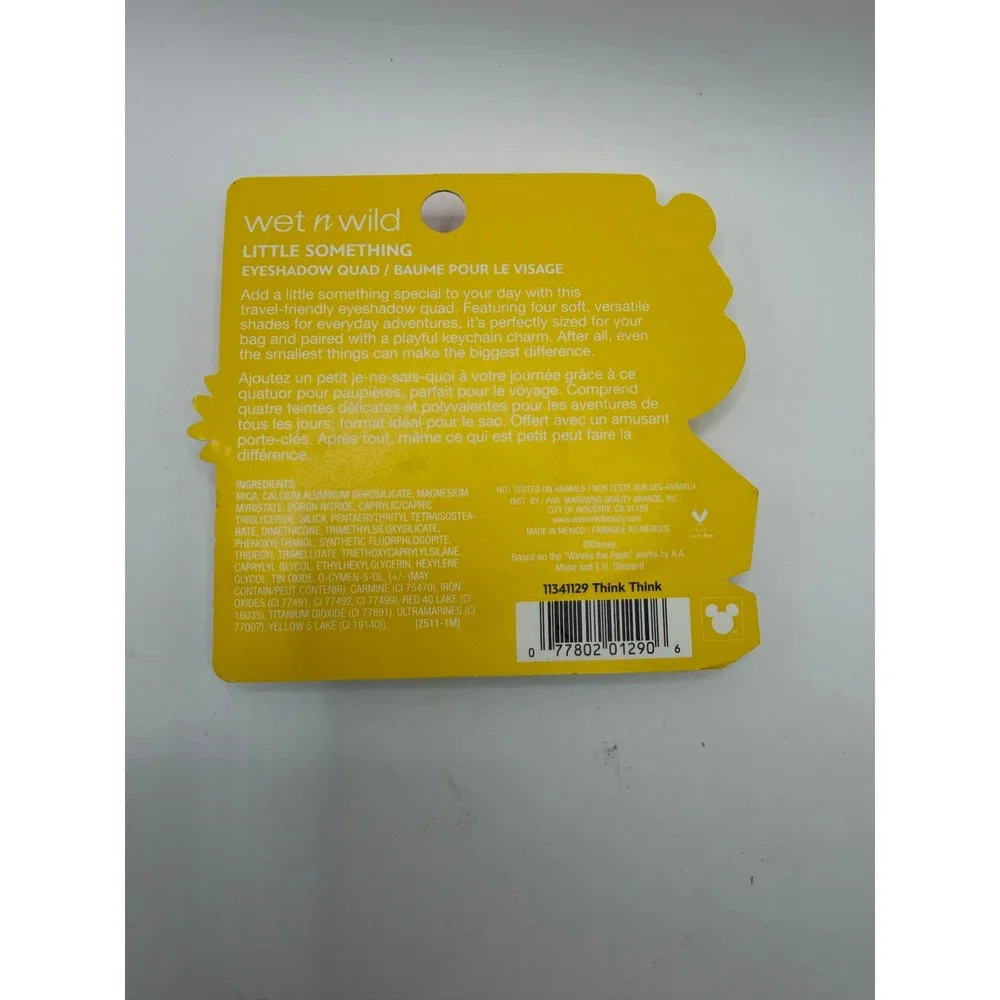 Wet n Wild Unisex OS Winnie the Pooh Eyeshadow Quad‎ Think Think Keychain Disney